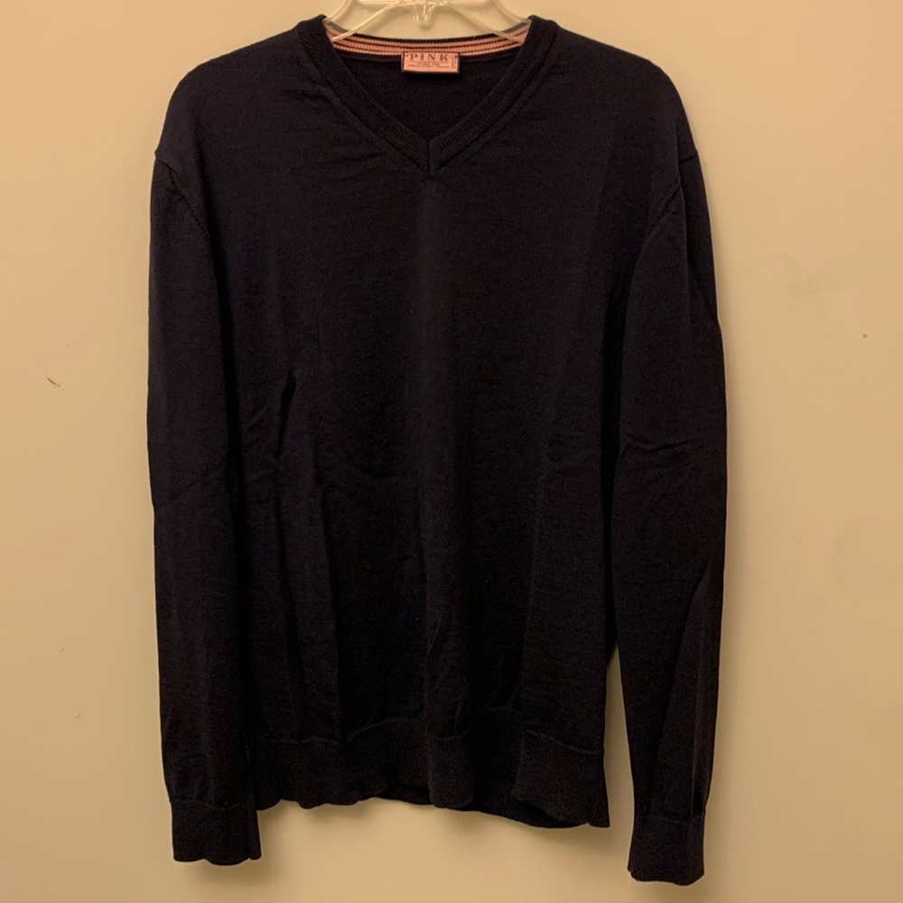 Thomas PINK Navy Blue Sweater